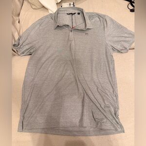 Travis Mathew Men's Gray Polo Shirt
